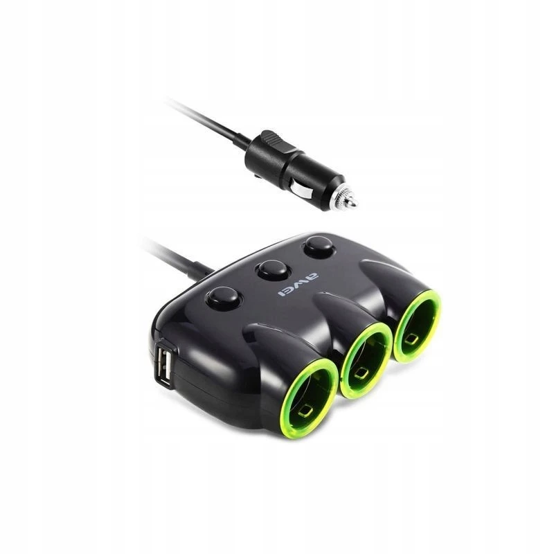 Adapter do gniazda zapalniczki samochodowej Awei C-35 do gniazd zasilania 12 V i 24 V