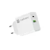 Ładowarka sieciowa szybkiego ładowania NATEC RIBERA 12V 20W USB-C PD 3.0 + USB-A Samsung AFC biała
