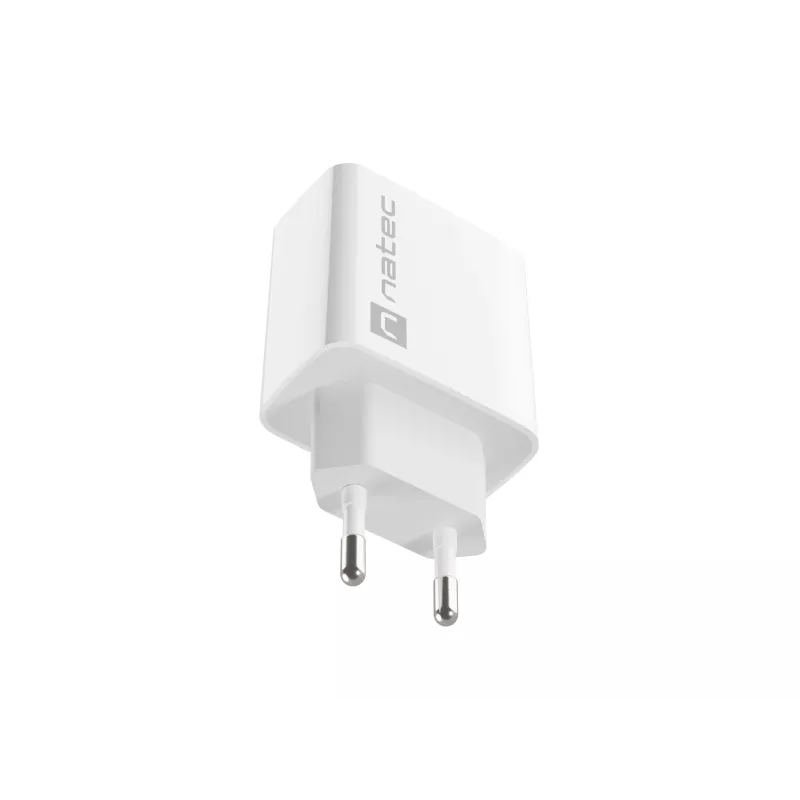 Wewnętrzna szybka ładowarka USB-C NATEC RIBERA 12V 20W Quick Charge 3.0 biała
