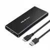 Obudowa zewnętrzna dla dysku SSD M.2 SATA QOLTEC 51854 USB 3.0 bez narzędzi
