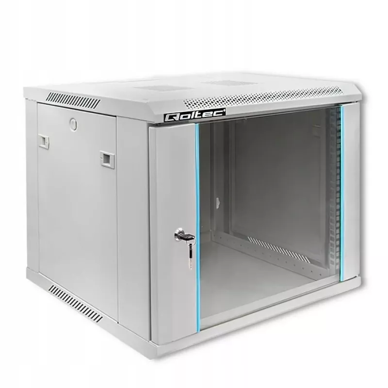 Szafa rackowa QOLTEC 19 inch 9U 600x500x600 obudowa serwerowa do montażu na ścianie lub podłodze