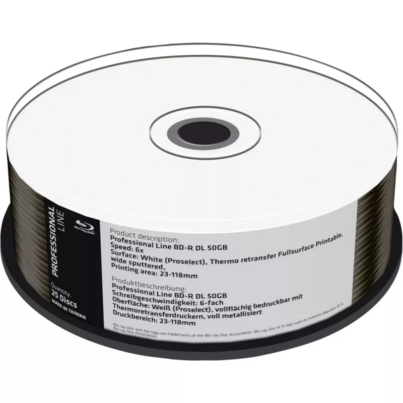 BD-R DL MediaRange 50GB 25 sztuk