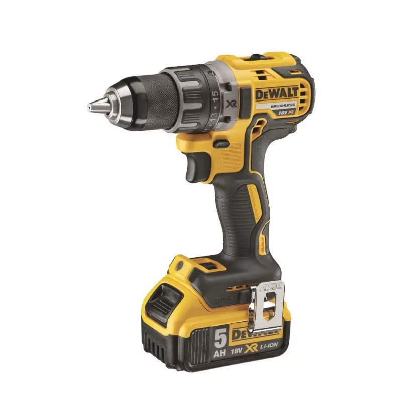 DeWALT XR Bezkluczowa 18V Akumulatorowa Wiertarko-Wkrętarka Li-Ion, Wtyczka Euro