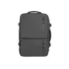 Plecak outdoorowy NATEC NTO-2116 bezramowy poliestrowy czarny 330×240×440 mm z kieszenią na tablet i 10 kieszeniami