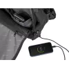 Plecak outdoorowy NATEC NTO-2116 bezramowy poliestrowy czarny 330×240×440 mm z kieszenią na tablet i 10 kieszeniami