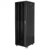 Szafa rack stojąca LANBERG 42U FF01-6842-12BL 600×800×2127,5 mm, 1200 kg, IP20, zamek na klucz, kółka jezdne