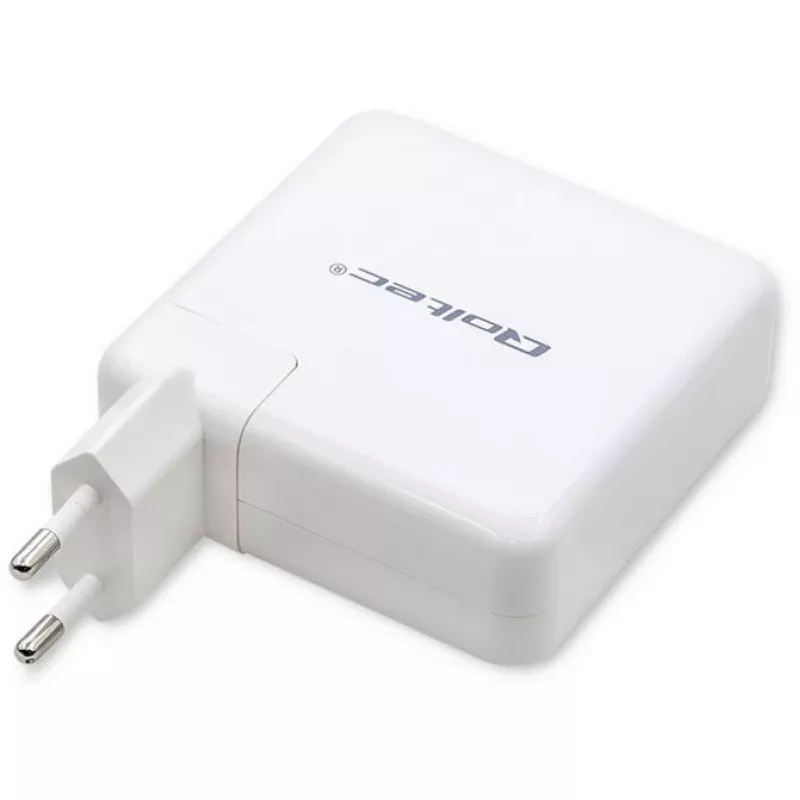 Qoltec GaN Charger FAST 108W | 5-20V | 3-4.7A | USB C | Biały