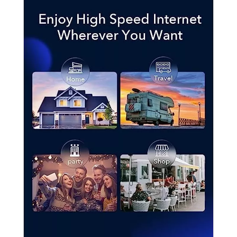 Nowy router WiFi 4G LTE Cat 6 Cudy, chipset Qualcomm, modem LTE, router komórkowy z podwójną kartą SIM, AC1200 dwuzakresowe WiFi, 4 porty Gigabit, OpenVPN