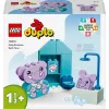 LEGO DUPLO Zestaw Kąpielowy 10413 — zestaw do zabawy w kąpieli dla małych dzieci, 15 elementów, zalecany wiek 1.5+