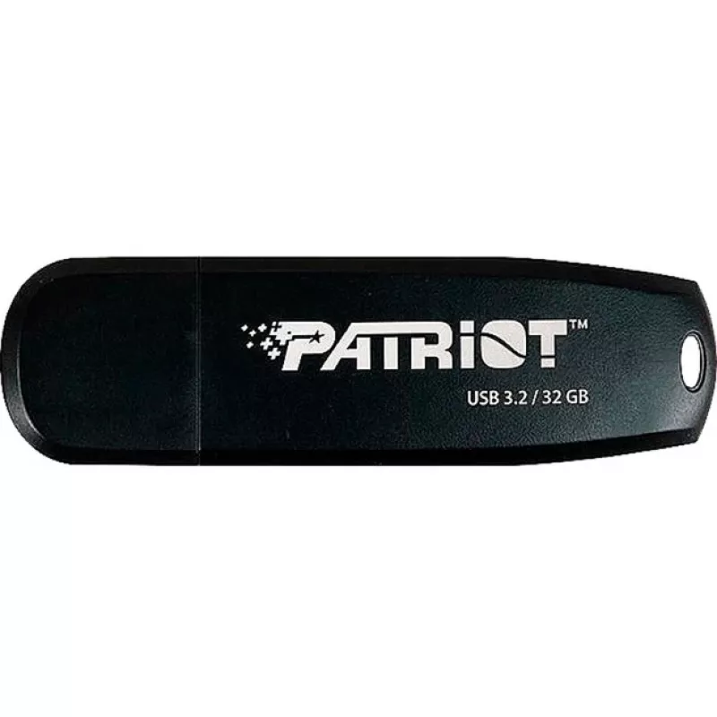 Pamięć USB PATRIOT 32 GB USB typu A 3.2 Gen 1 czarna, 80 MB/s, brelok na klucze