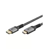 Goobay 65270 Przejściówka wideo 3 m DisplayPort HDMI Szary (65270)
