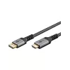 Goobay 65269 Przejściówka kabel wideo 2 m DisplayPort HDMI Szary (65269)