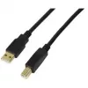 Kabel USB LogiLink UA0264 USB 2.0 10 m USB A USB B Czarny