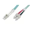 Kabel światłowodowy krosowy Digitus OM3 LC/SC 1m
