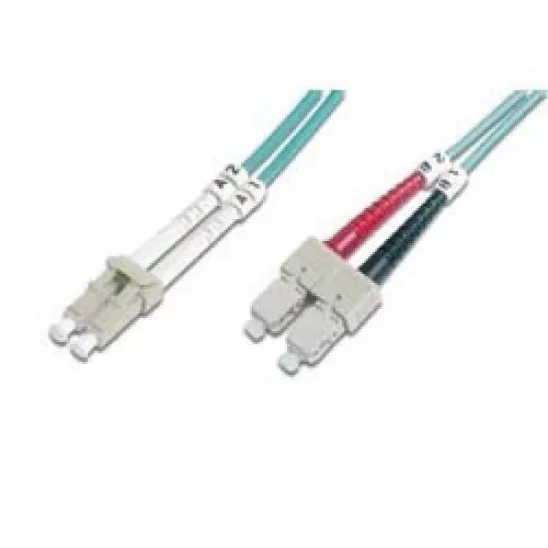 Kabel światłowodowy krosowy Digitus OM3 LC/SC 1m