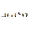 Zabawka konstrukcyjna LEGO City Remiza strażacka z pojazdem z drabiną obrotową 60414 — 843 elementy, 5 minifigurek, 220×320×140 mm