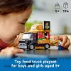 LEGO City Burger Van Food Truck Toy for 5 Plus Year Old Boys & Girls Vehicle Building Toys Kitchen Playset with Vendor Minifigure and Accessories