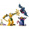 LEGO NINJAGO Arin’s Battle Mech — figurka akcji ninja, zabawka dla chłopców i dziewczynek od 4 lat, zestaw Dragons Rising z minifigurką Arin i mini Katą