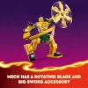 LEGO NINJAGO Arin’s Battle Mech — figurka akcji ninja, zabawka dla chłopców i dziewczynek od 4 lat, zestaw Dragons Rising z minifigurką Arin i mini Katą