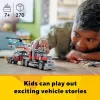 Zestaw LEGO Creator 2-w-1 Ciężarówka z platformą i śmigłowiec 31146, konwertowalna konstrukcja dla dzieci