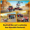 Zestaw LEGO Creator 2-w-1 Ciężarówka z platformą i śmigłowiec 31146, konwertowalna konstrukcja dla dzieci
