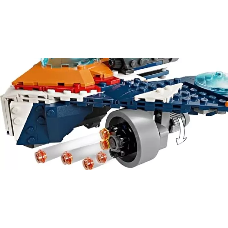 Klocki konstrukcyjne LEGO Marvel Super Heroes Statek kosmiczny Rocket 76278 — zestaw Rocket i Ronan