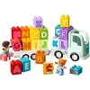 Zabawka konstrukcyjna LEGO DUPLO 10421 Ciężarówka ABC, 36 elementów, 2 minifigurki, dla dzieci od 2 lat, wymiary 110×140×70 mm