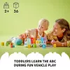 Zabawka konstrukcyjna LEGO DUPLO 10421 Ciężarówka ABC, 36 elementów, 2 minifigurki, dla dzieci od 2 lat, wymiary 110×140×70 mm