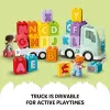 Zabawka konstrukcyjna LEGO DUPLO 10421 Ciężarówka ABC, 36 elementów, 2 minifigurki, dla dzieci od 2 lat, wymiary 110×140×70 mm