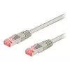 Kabel krosowy Wentronic Goobay CAT 6, S/FTP (PiMF), szary, 10 m - LSZH bezhalogenowy, miedź (50891)