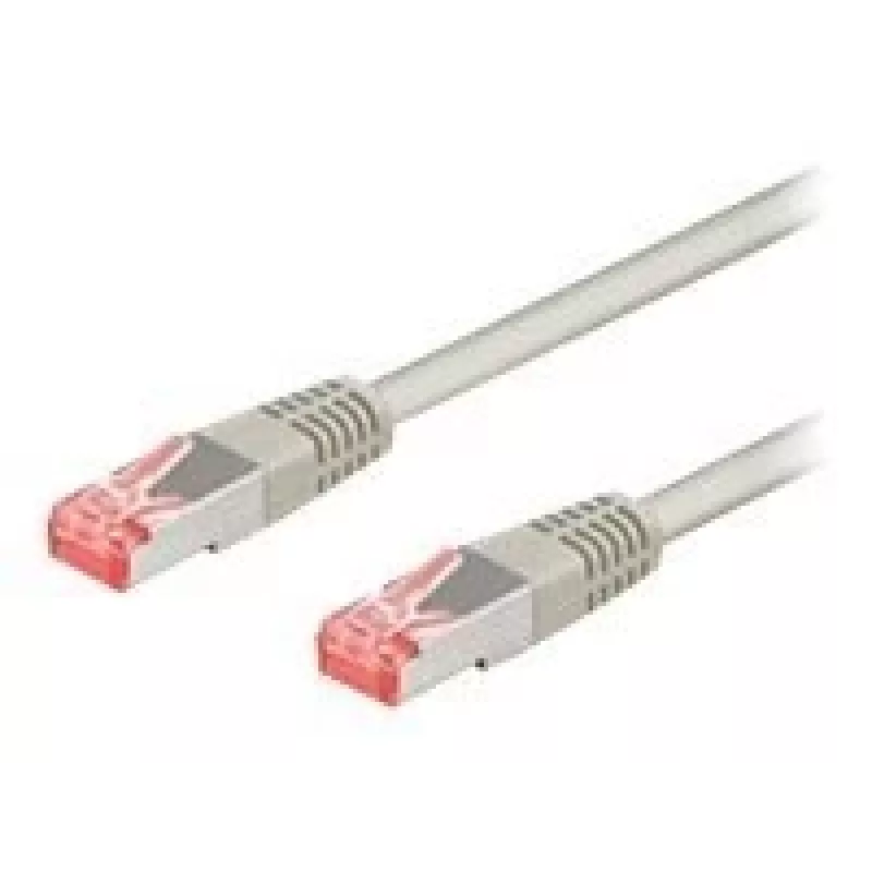 Kabel krosowy Wentronic Goobay CAT 6, S/FTP (PiMF), szary, 10 m - LSZH bezhalogenowy, miedź (50891)