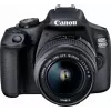 Canon EOS 2000D BK 18-55 IS II EU26 zestaw z lustrzanką 24,1 MP CMOS 6000 x 4000 pikseli Czarny