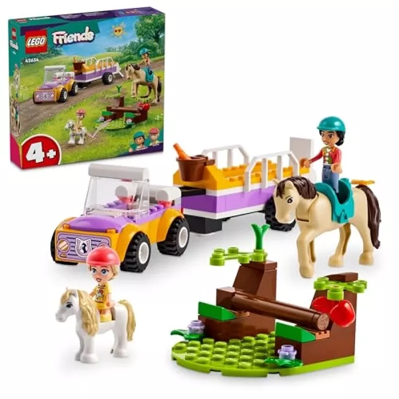 LEGO Friends Zestaw z przyczepą dla koni i kucyków 42634