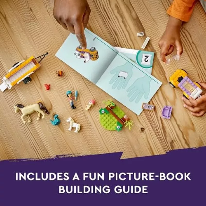 LEGO Friends Zestaw z przyczepą dla koni i kucyków 42634