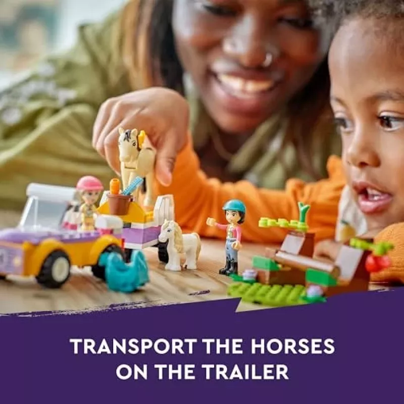 LEGO Friends Zestaw z przyczepą dla koni i kucyków 42634