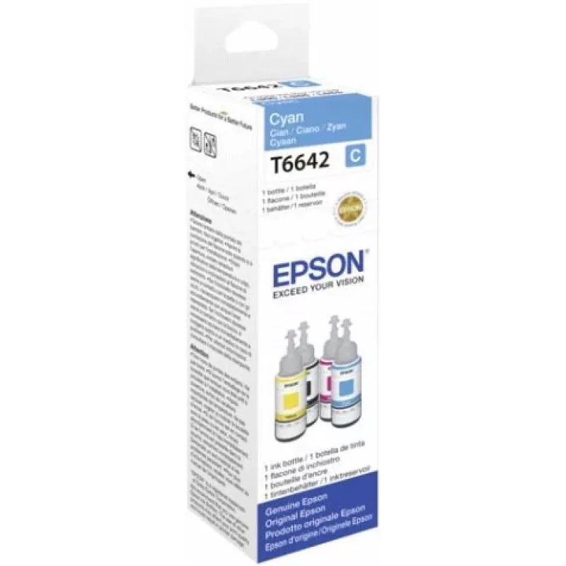 Butelka z tuszem Epson T6642 70 ml cyjan