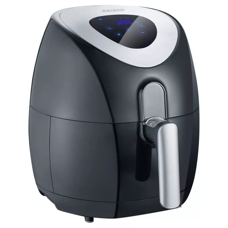 Frytkownica powietrzna Severin 2430, 3,2 L, 1500 W, wolnostojąca, czarna, stal nierdzewna