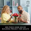 LEGO Icons Bukiet Róż Sztuczne Kwiaty Zestaw dla Dorosłych Kolekcja Botaniczna Dekoracje Domowe Prezent na Walentynki Prezenty dla Kobiet