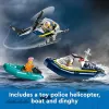 LEGO City Zabawka konstrukcyjna Posterunek policji Wyspa więzienna 60419 — 980 elementów, 7 minifigurek, 370×400×160 mm