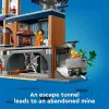 LEGO City Zabawka konstrukcyjna Posterunek policji Wyspa więzienna 60419 — 980 elementów, 7 minifigurek, 370×400×160 mm