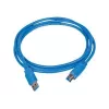 Gembird - Kabel USB - USB Type A (M) do USB Type B (M) - USB 3.0 - 1.8 M - Forma wtryskowa - Niebieski