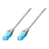 DIGITUS - Kabel krosowy - RJ-45 (M) na RJ-45 (M) - 25 m - UTP - KAT. 5e - ekranowany, bezzaczepowy - szary