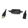 LogiLink UA0143 Kabel USB USB 2.0 Wtyk USB-A do Gniazda 10,00 m Czarny