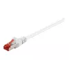 Wentronic Goobay - Kabel sieciowy - RJ-45 (M) do RJ-45 (M) - 2,0 m - SFTP, PiMF - CAT 6 - wtryskowy - biały (95501)