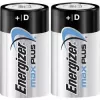 Energizer D Alkaline Max Plus baterie, 2 Pack
