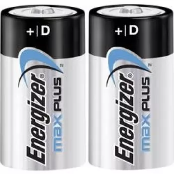 Energizer D Alkaline Max Plus baterie, 2 Pack