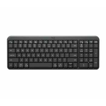 Bezprzewodowa kompaktowa klawiatura Logitech K250 układ US, nano odbiornik USB, niskoprofilowe klawisze