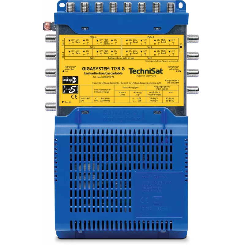 Satellite Terrestrial Receiver TechniSat GigaSystem 17/8 G