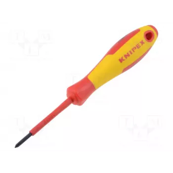 Wkrętak VDE Knipex Phillips PH 0 Długość ostrza: 60 mm DIN EN 60900 (98 24 00)
