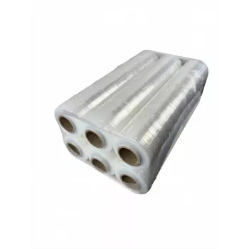 Folia stretch BSTECH przezroczysta 3kg x6 rolek